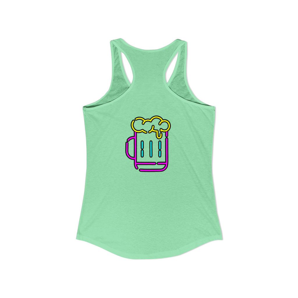 Women's Racerback Tank - Business In The Front, Party In The Back!