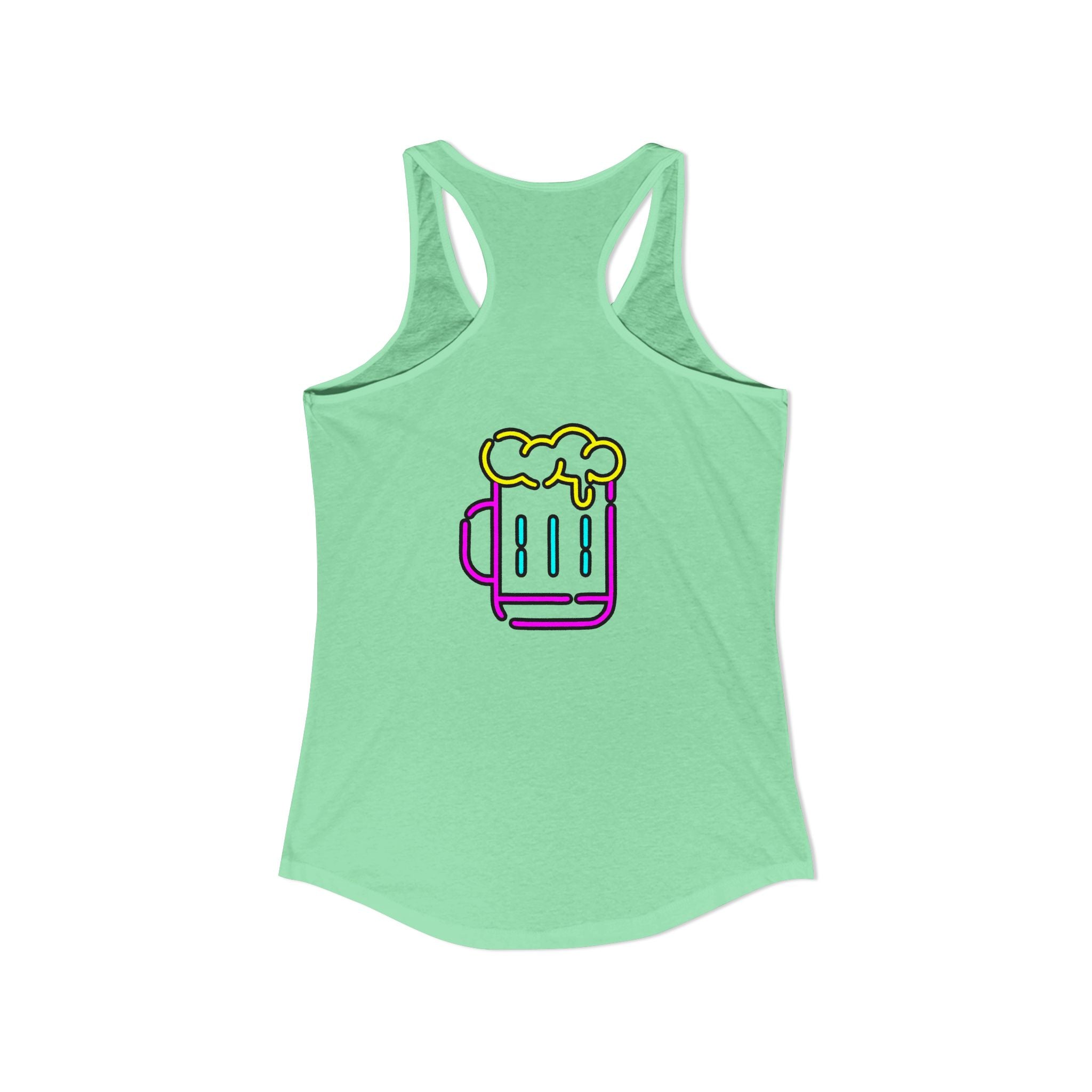 Women's Racerback Tank - Business In The Front, Party In The Back!