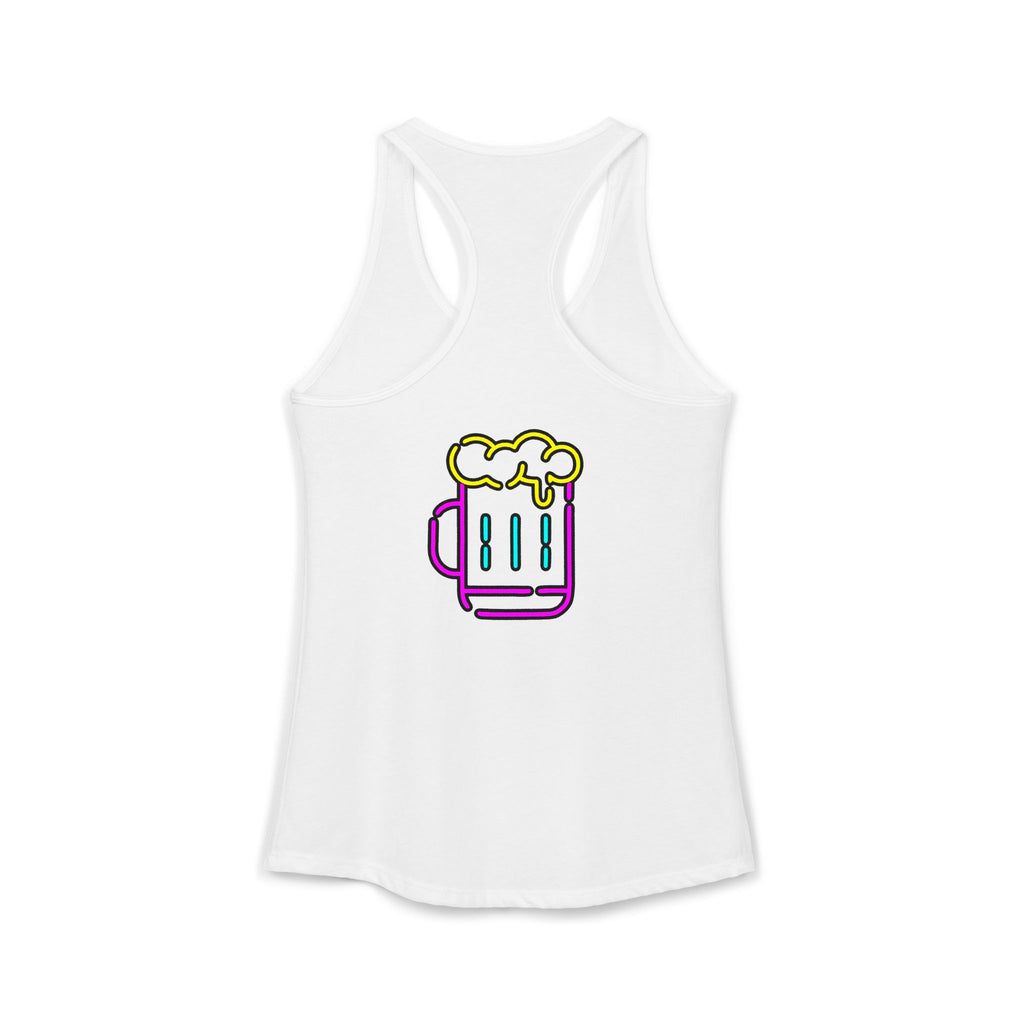 Women's Racerback Tank - Business In The Front, Party In The Back!