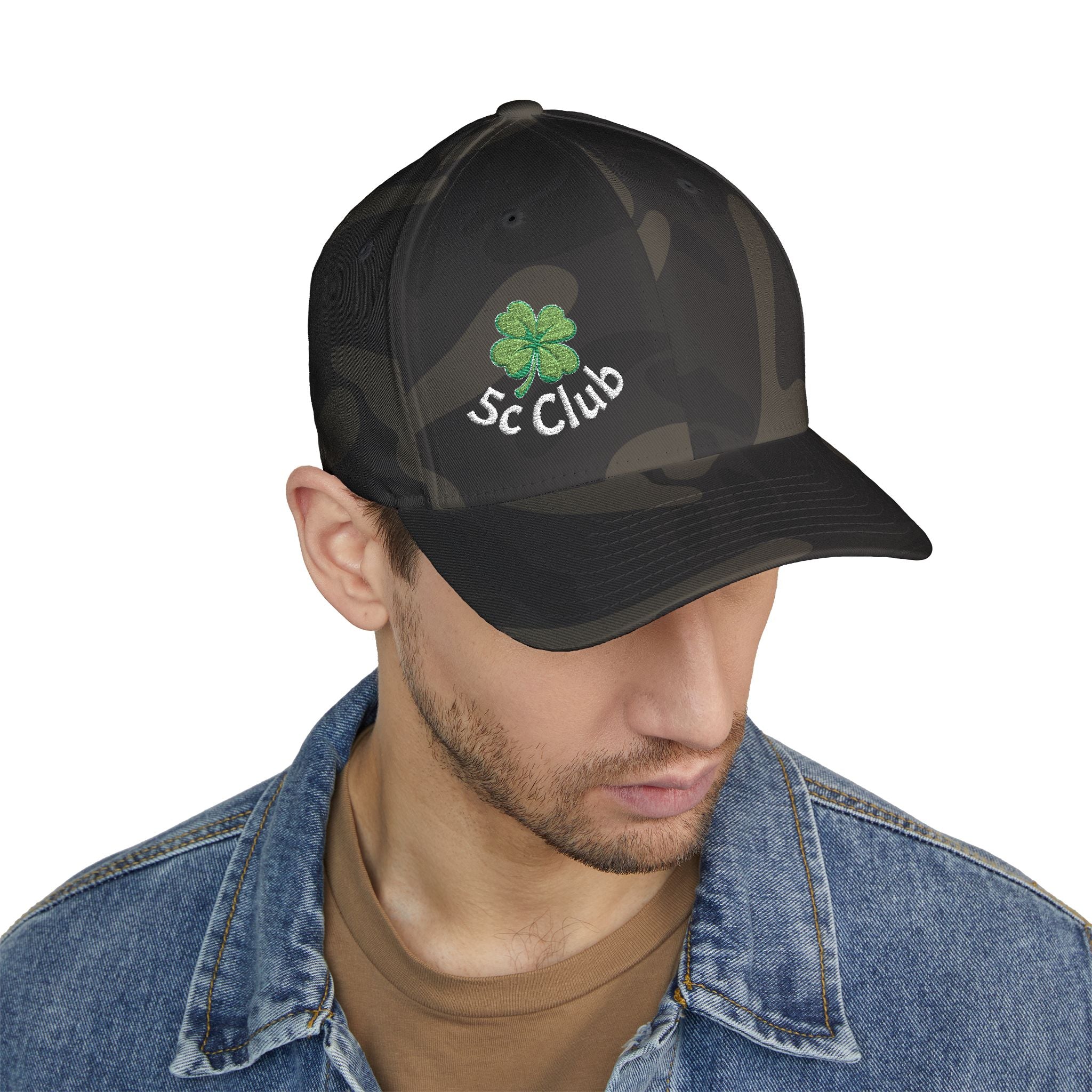 "5c Club" Lucky All American FlexFit Ball Cap - (Embroidered)