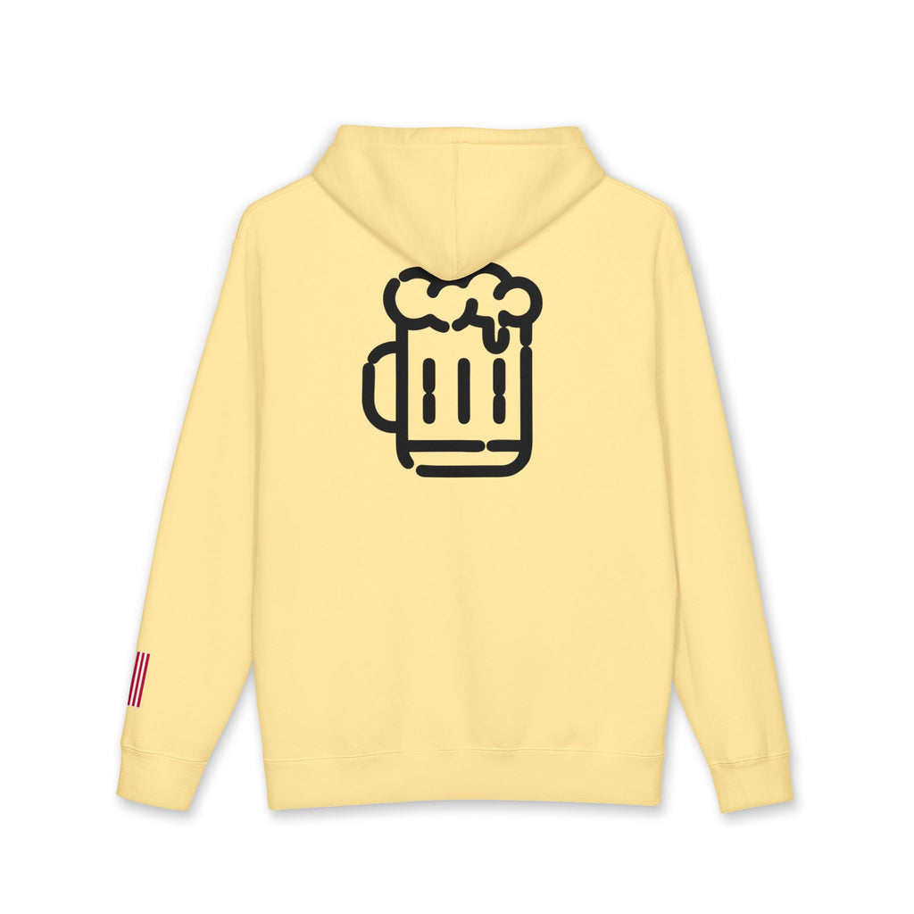 All American Vintage Classic Beer Mug Hoodie - Business In The Font, Party In The Back!