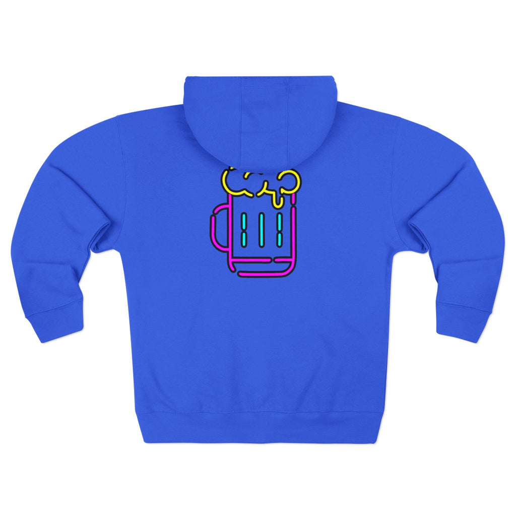 Slot Strategies Zip Up Hoodie - Business In The Front, Party In The Back!
