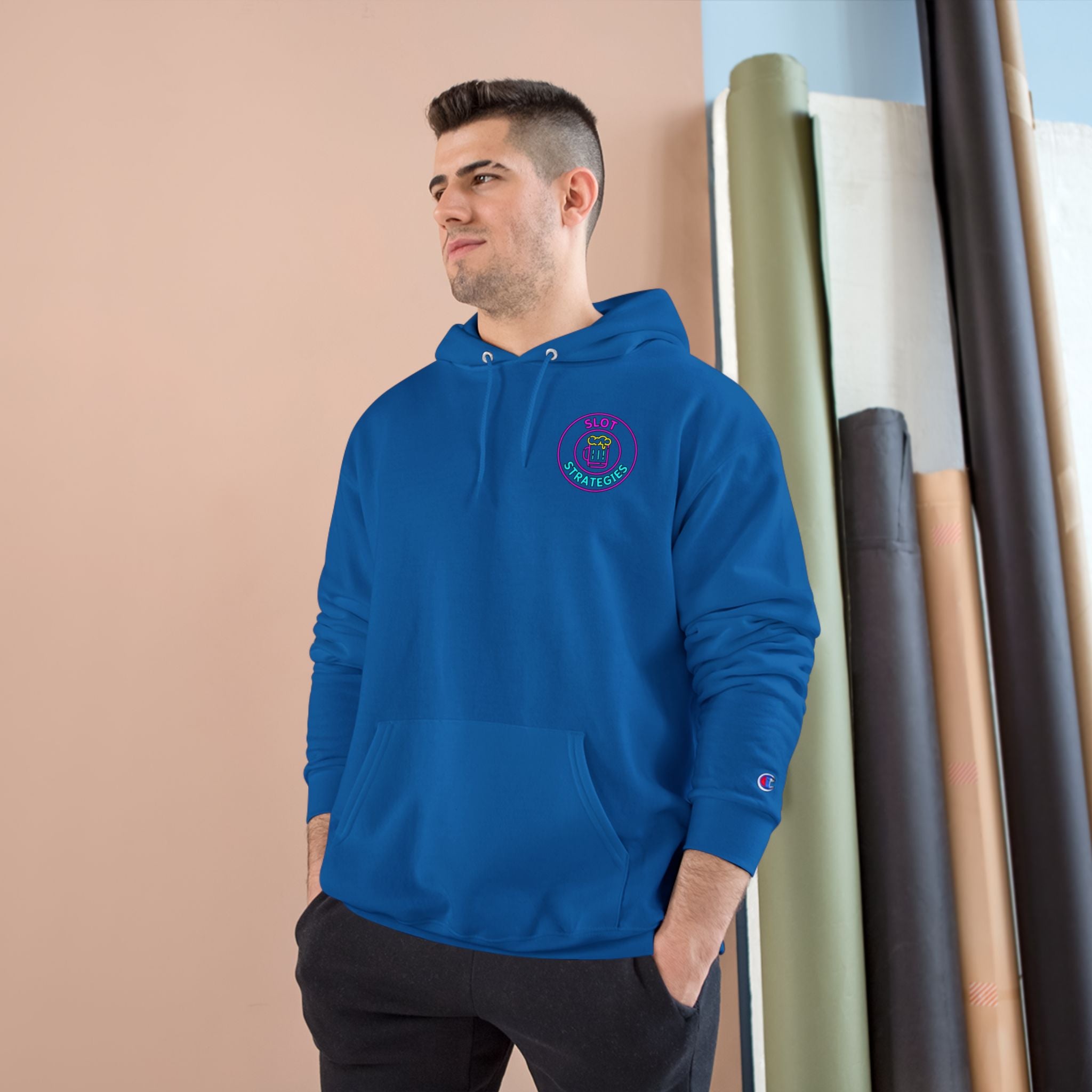 Champion Slot Strategies Hoodie - Business In The Front, Party In The Back!