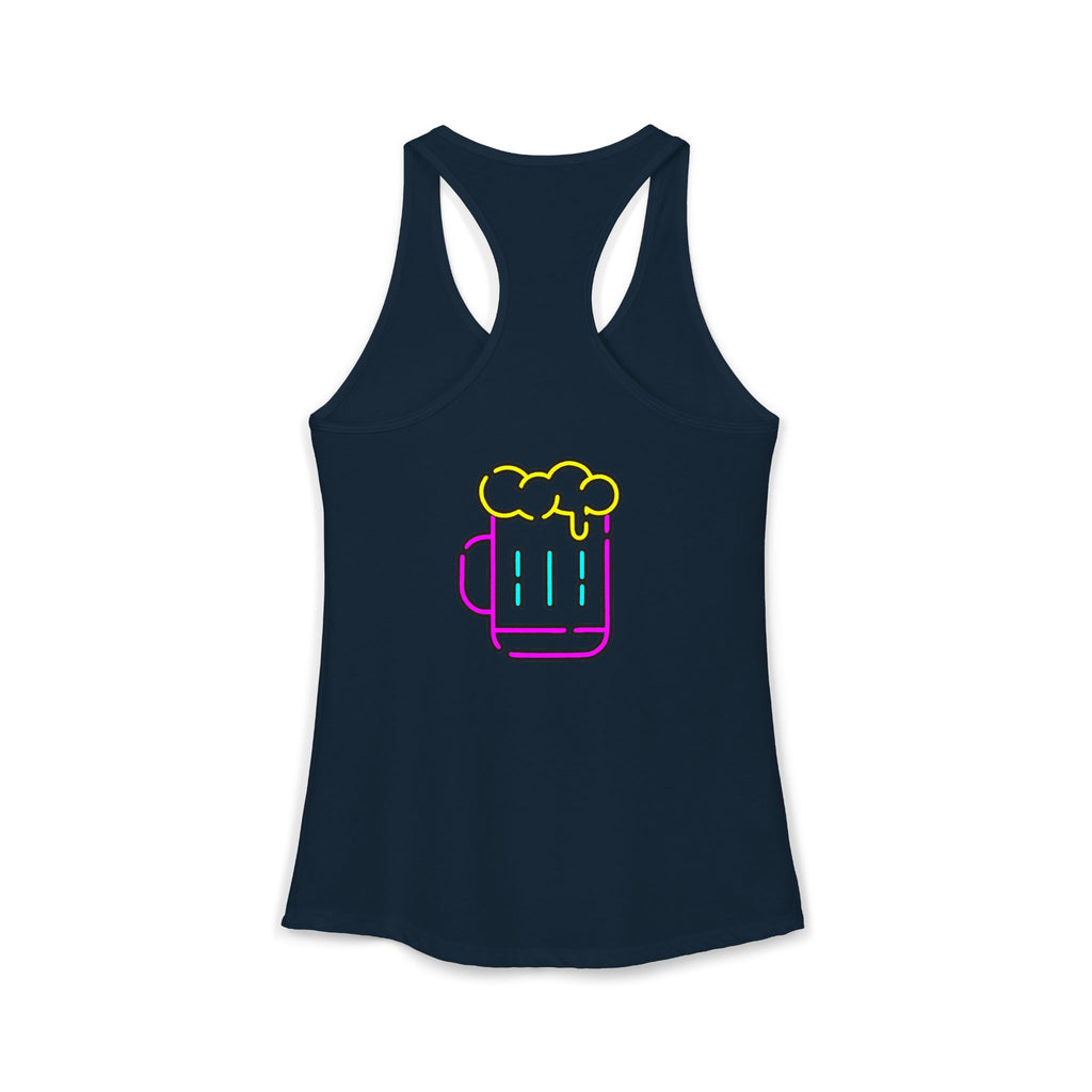 Women's Racerback Tank - Business In The Front, Party In The Back!