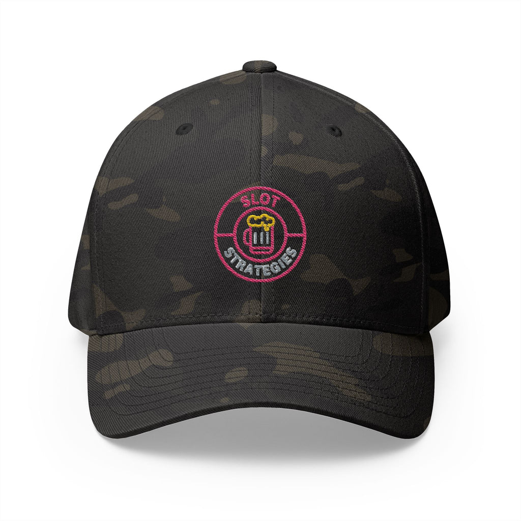 Bang Dude!  -(Embroidered) All American Casino Gamer FlexFit Ball Cap - Dark