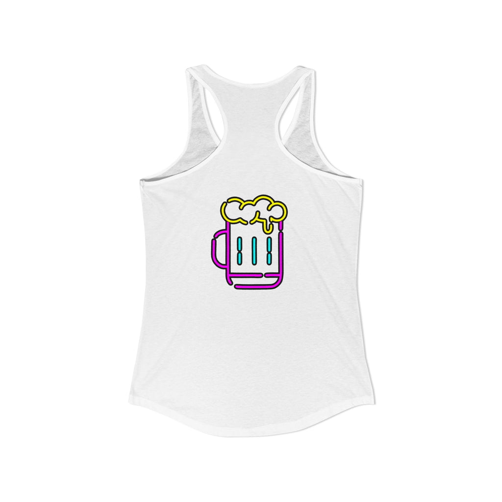 Women's Racerback Tank - Business In The Front, Party In The Back!