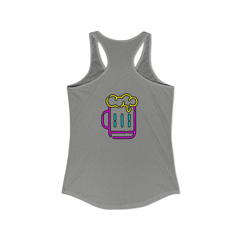 Women's Racerback Tank - Business In The Front, Party In The Back!