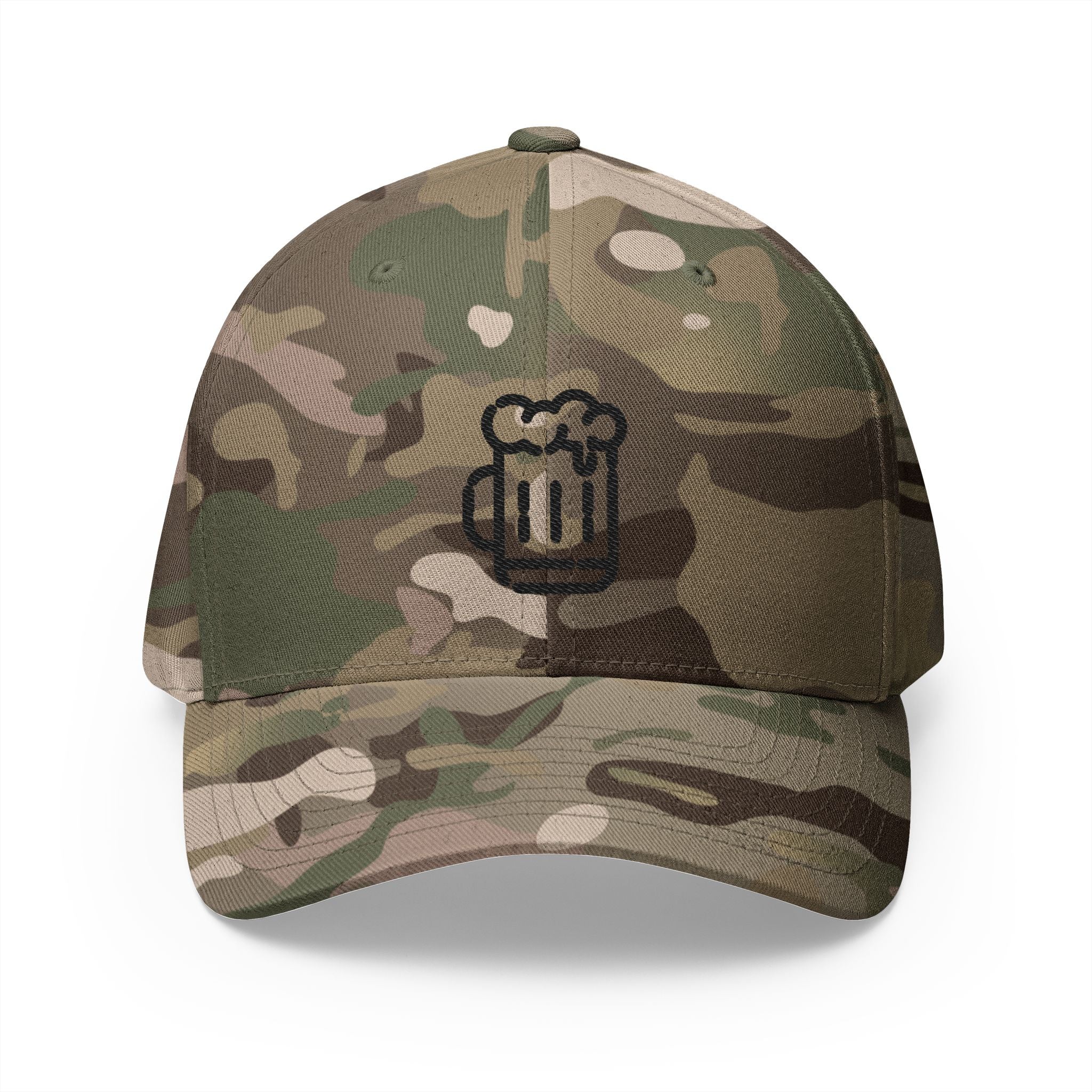 Lucky All American Midnight Beer Mug Flex Fit Cap - (Embroidered)