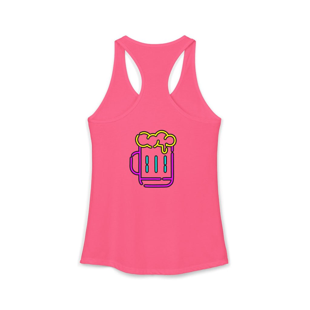Women's Racerback Tank - Business In The Front, Party In The Back!