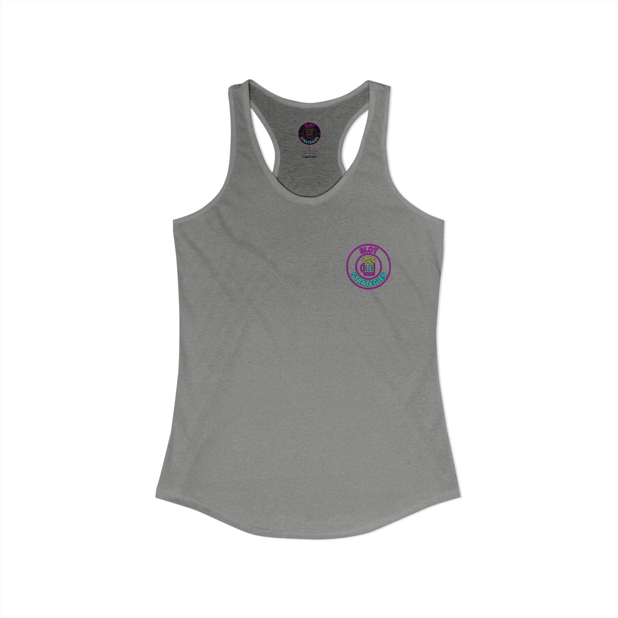 Women's Racerback Tank - Business In The Front, Party In The Back!
