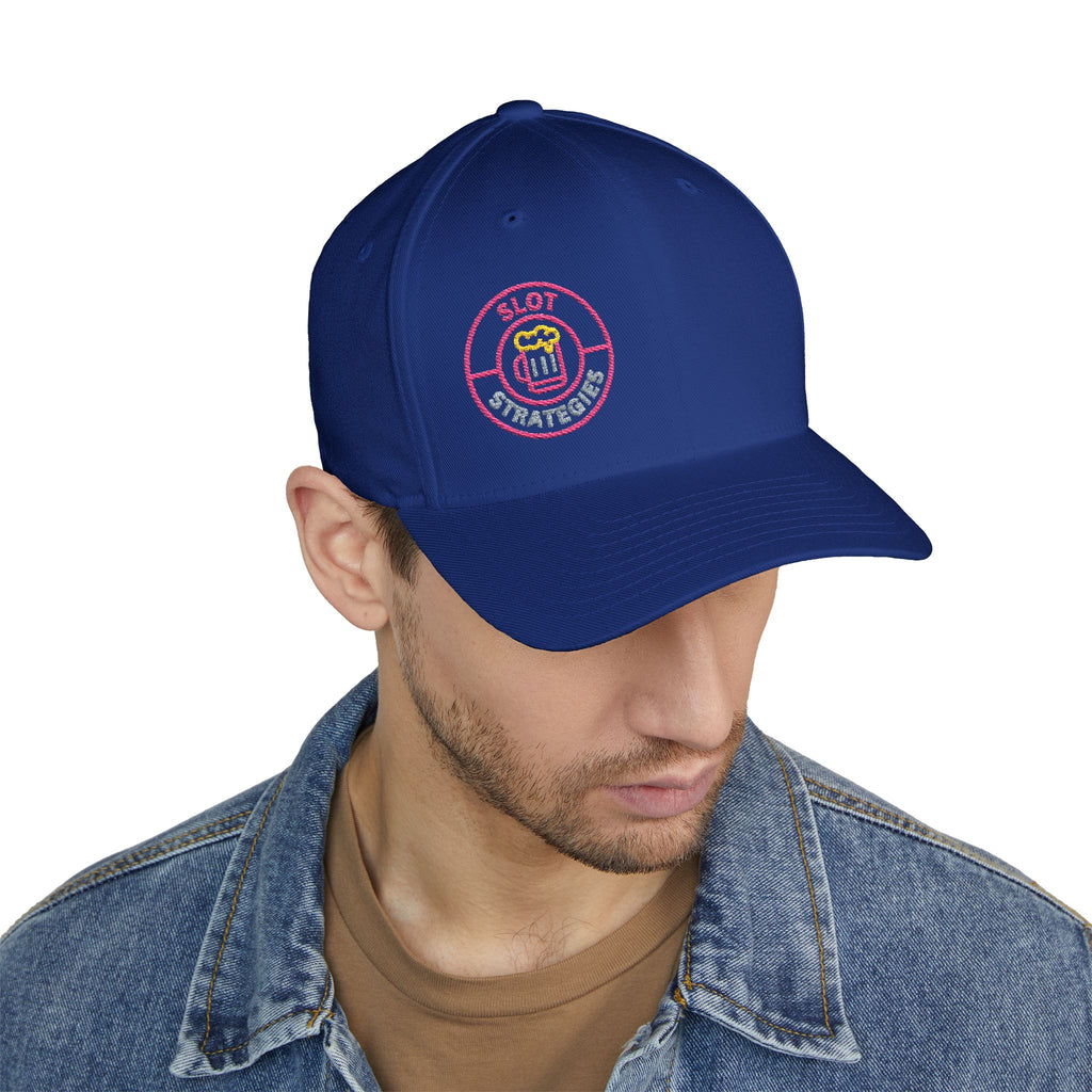 Slot Strategies (Side Eye) Lucky All American FlexFit Ball Cap - (Embroidered)