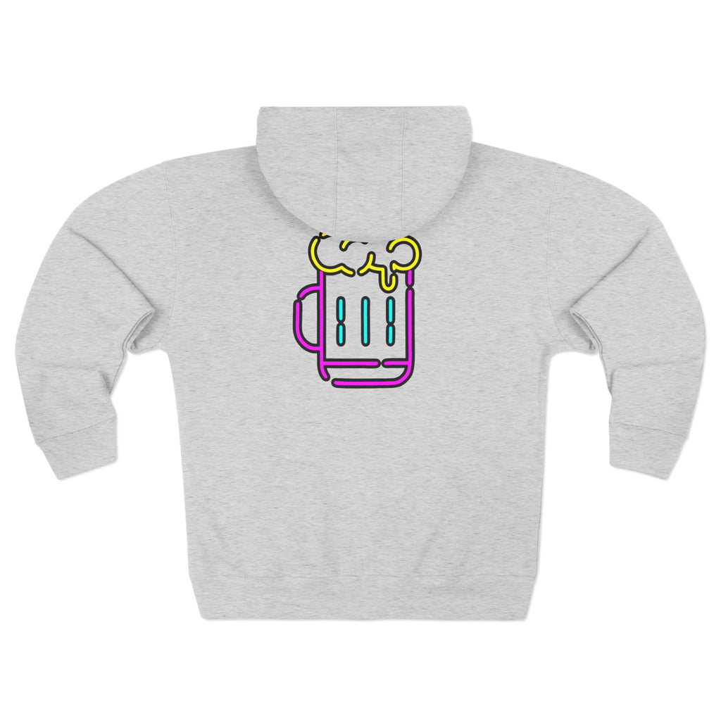 Slot Strategies Zip Up Hoodie - Business In The Front, Party In The Back!