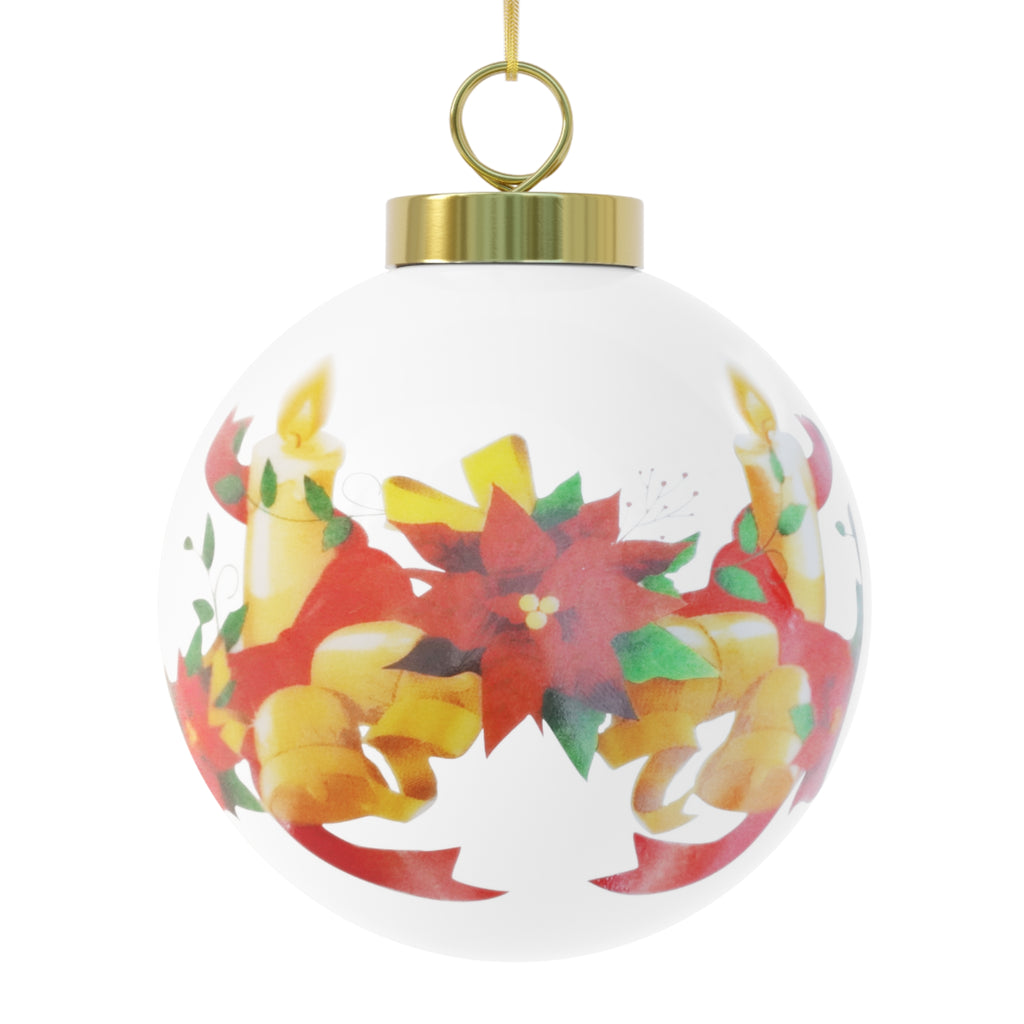 Slot Strategies Christmas Ball Ornament — Neon Beer Mug Holiday Tree Decoration