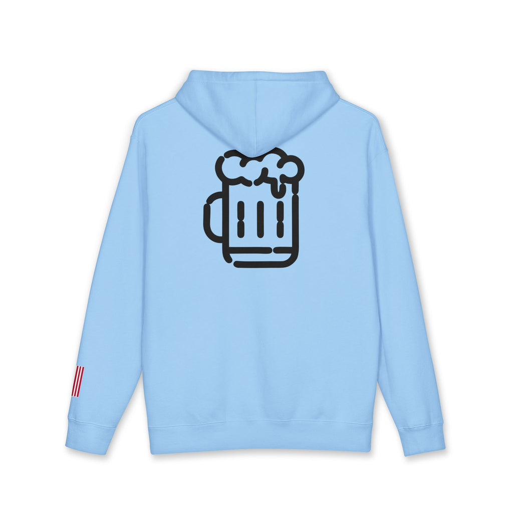 All American Vintage Classic Beer Mug Hoodie - Business In The Font, Party In The Back!