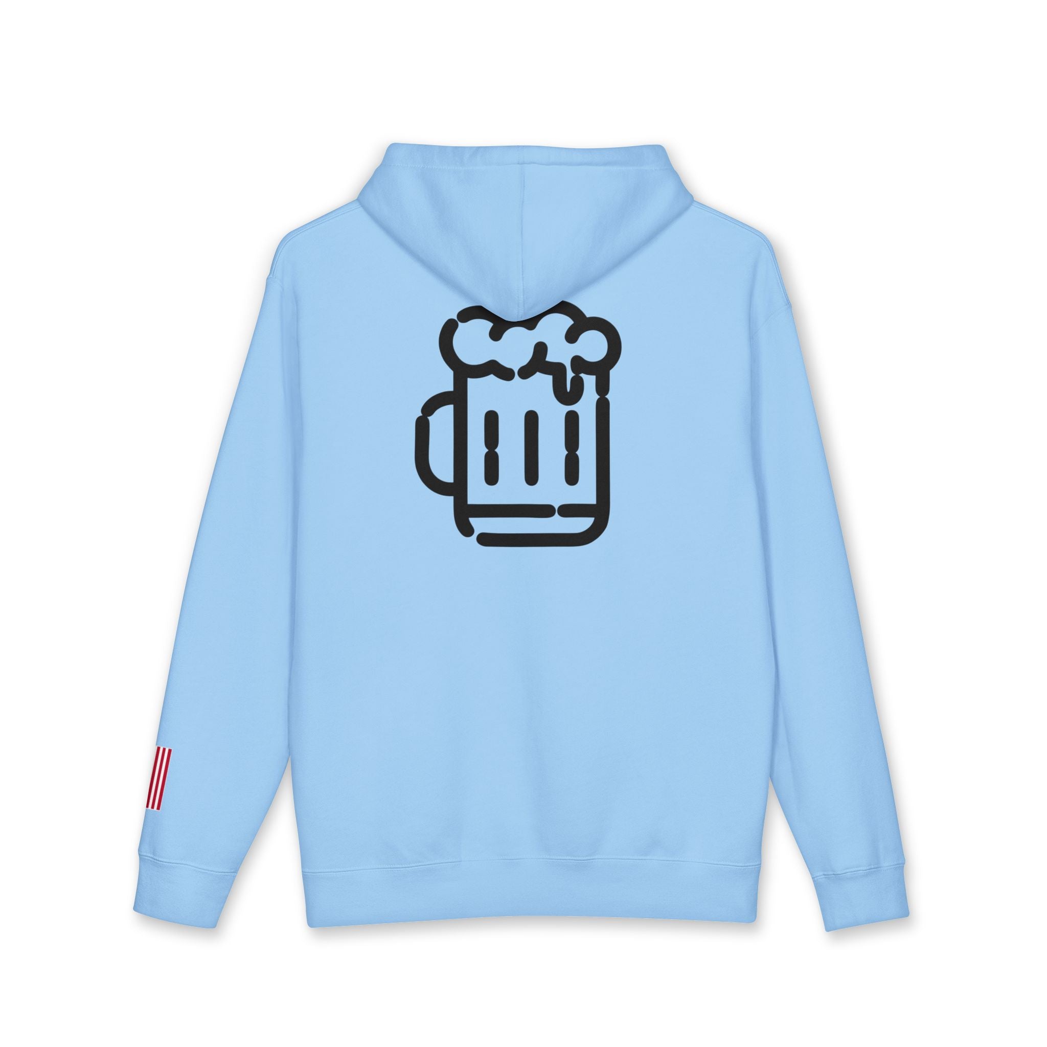 All American Vintage Classic Beer Mug Hoodie - Business In The Font, Party In The Back!