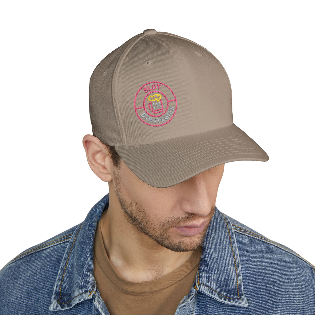 Slot Strategies (Side Eye) Lucky All American FlexFit Ball Cap - (Embroidered)