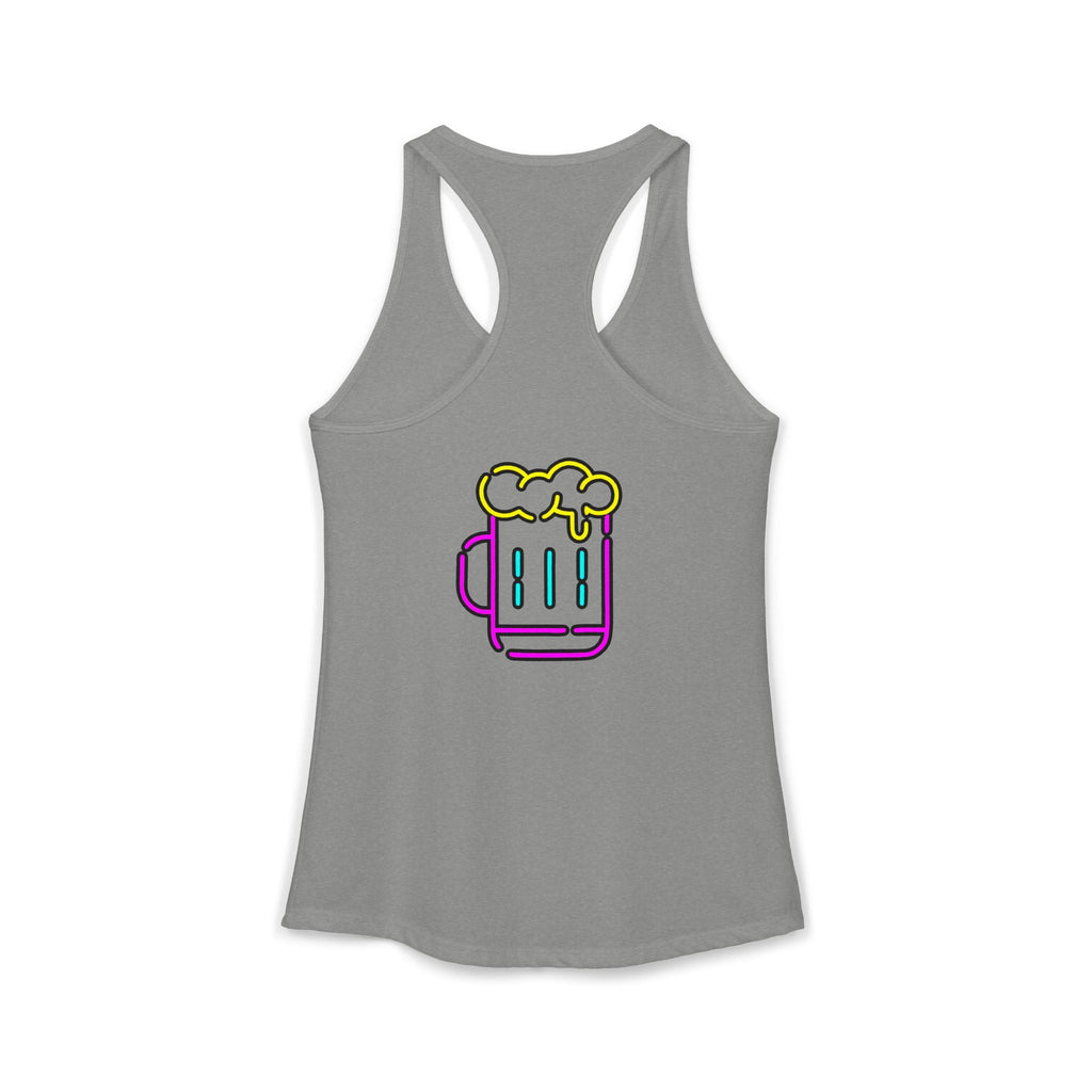 Women's Racerback Tank - Business In The Front, Party In The Back!