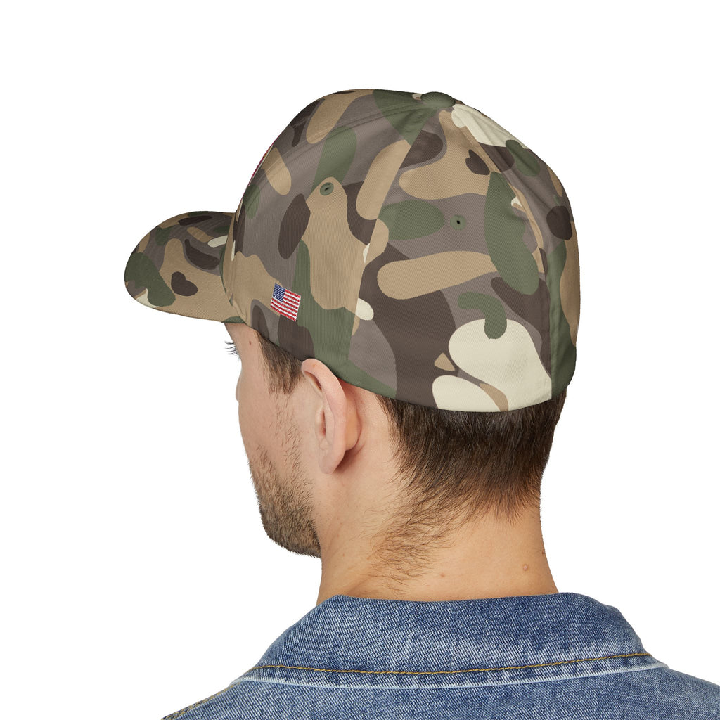 Bang Dude!  -(Embroidered) All American Casino Gamer FlexFit Ball Cap - Dark