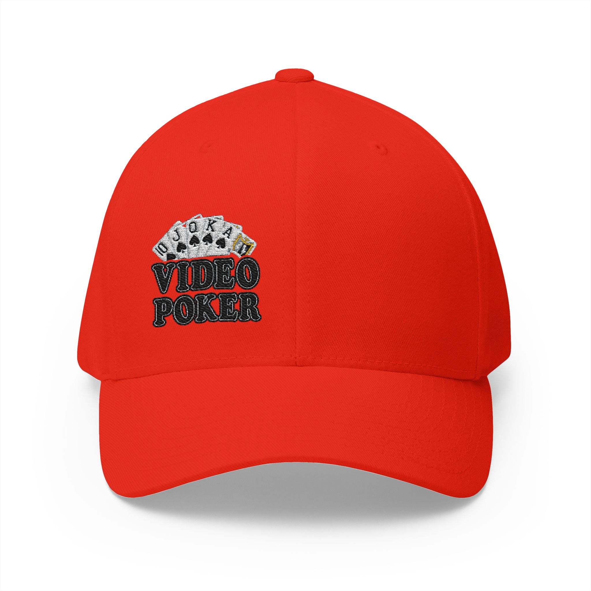 Video Poker "And Chill" Royal Flush FlexFit Ball Cap - (Embroidered)