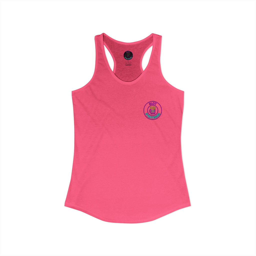 Women's Racerback Tank - Business In The Front, Party In The Back!