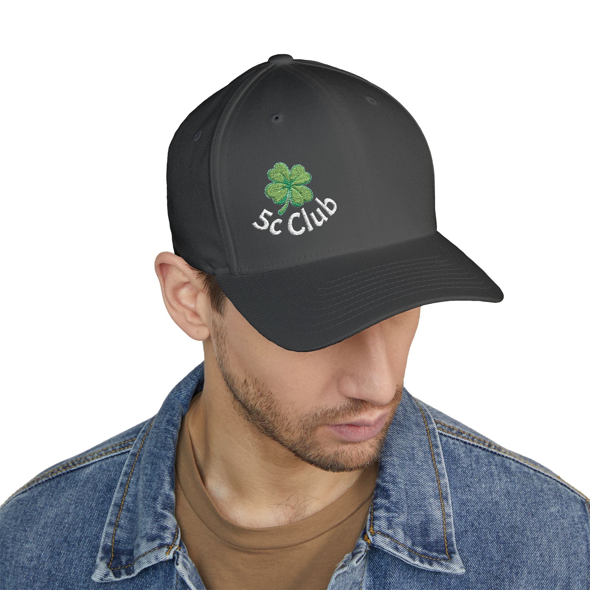 "5c Club" Lucky All American FlexFit Ball Cap - (Embroidered)