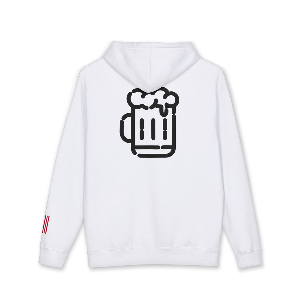 All American Vintage Classic Beer Mug Hoodie - Business In The Font, Party In The Back!