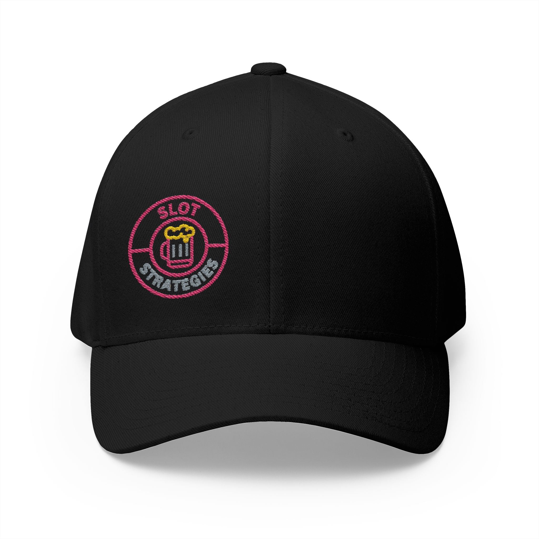 Slot Strategies (Side Eye) Lucky All American FlexFit Ball Cap - (Embroidered)