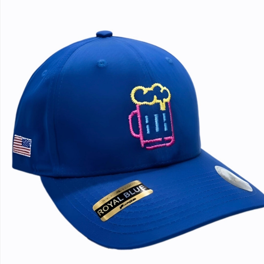 Lucky All American Beer Mug(classic) FlexFit Ball Cap - (Embroidered)