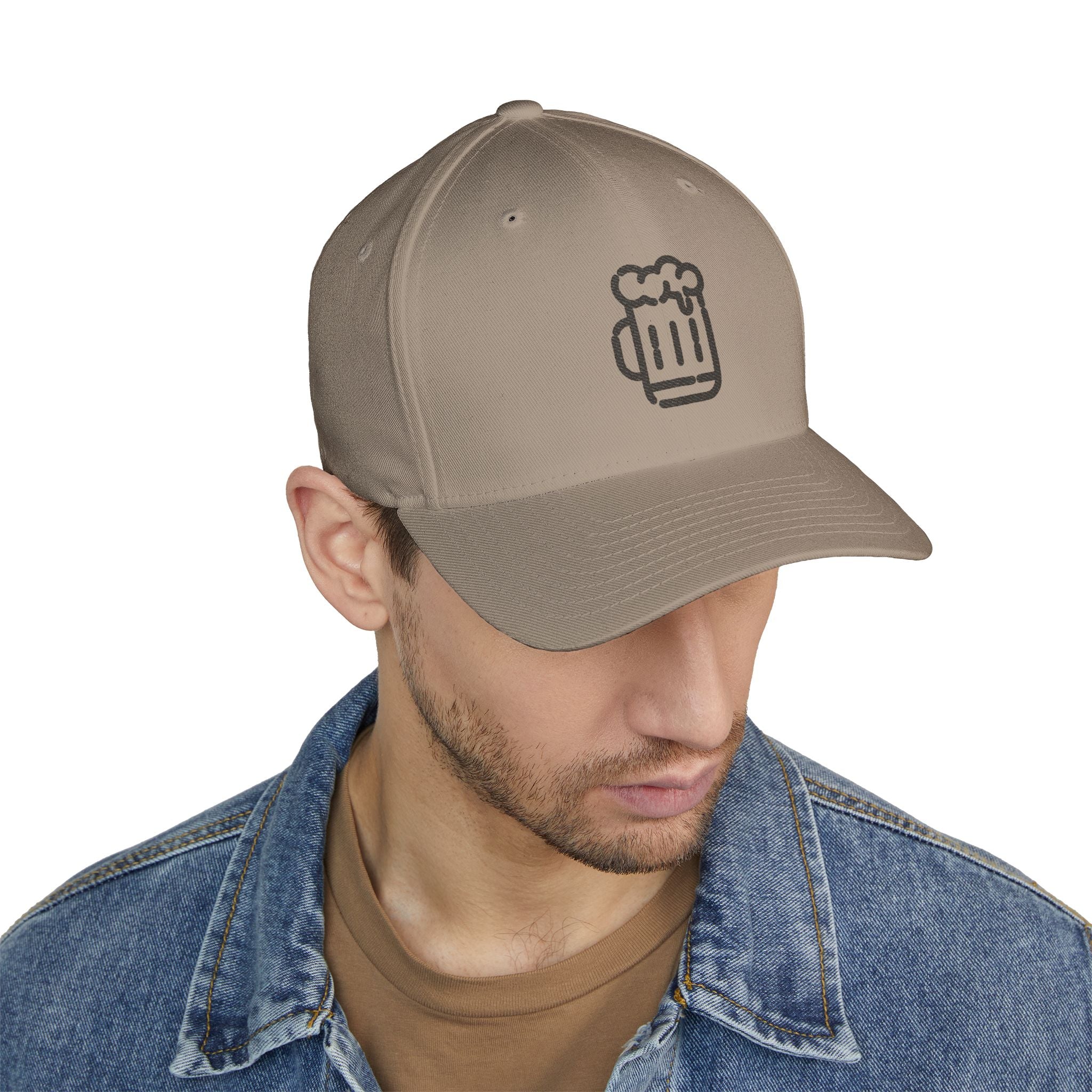 Lucky All American Midnight Beer Mug Flex Fit Cap - (Embroidered)