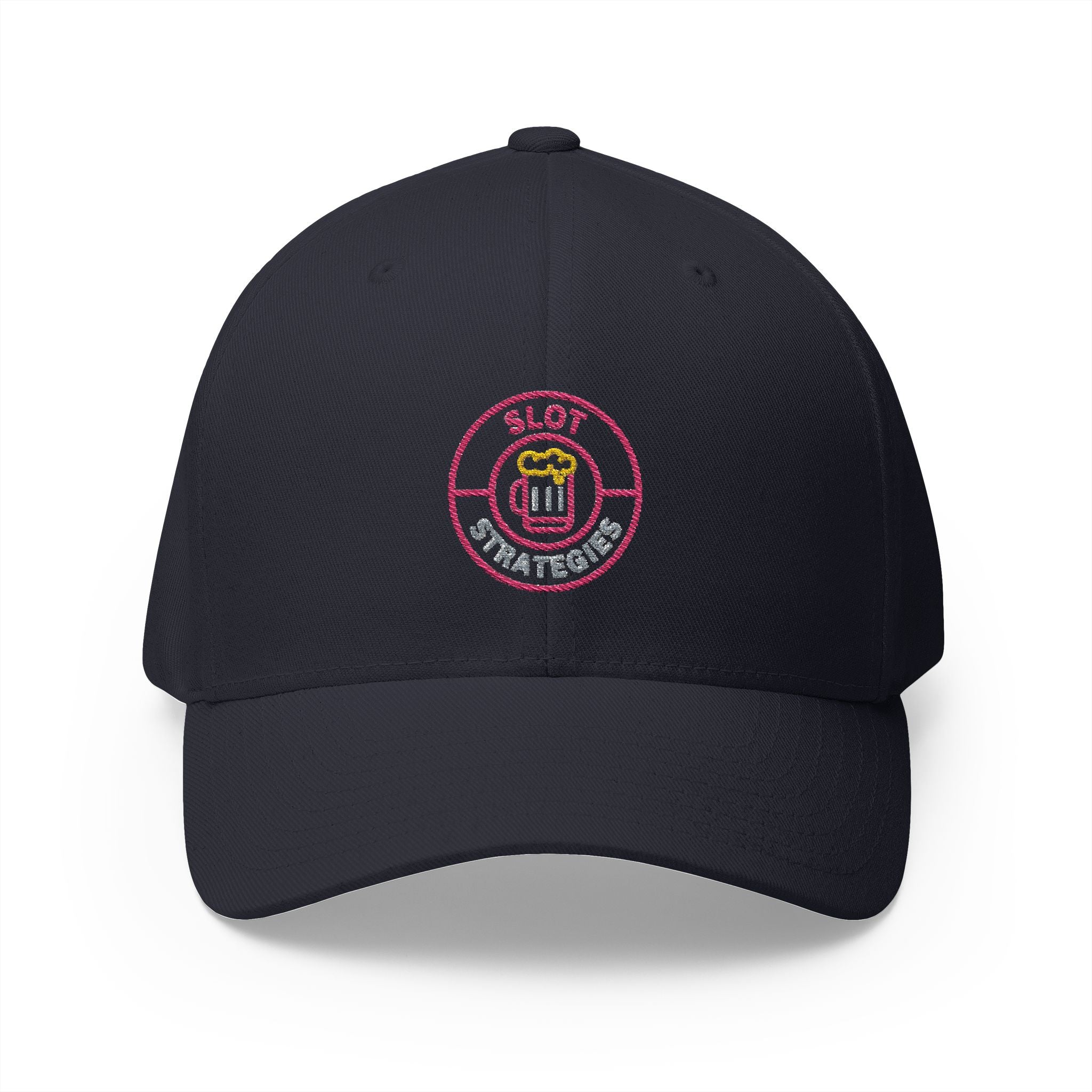 Bang Dude!  -(Embroidered) All American Casino Gamer FlexFit Ball Cap - Dark