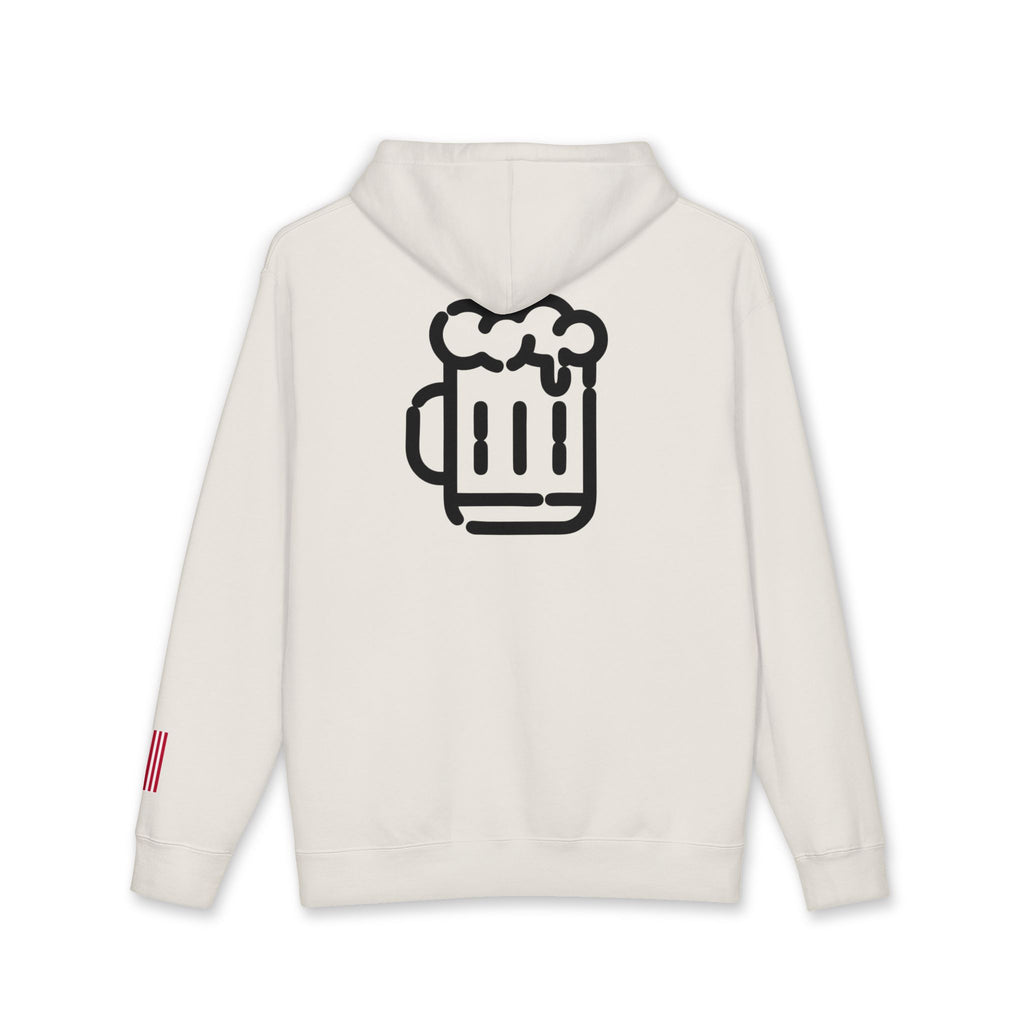 All American Vintage Classic Beer Mug Hoodie - Business In The Font, Party In The Back!