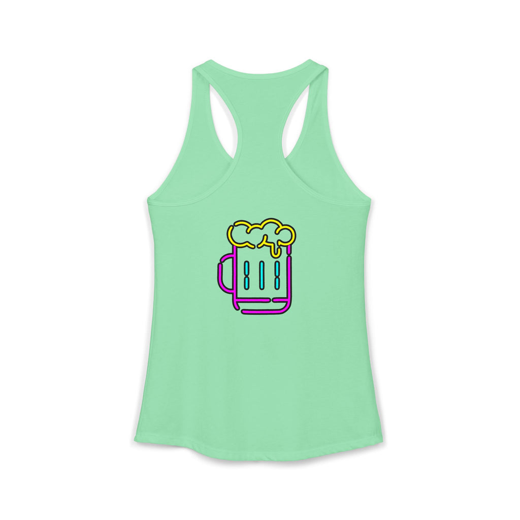 Women's Racerback Tank - Business In The Front, Party In The Back!