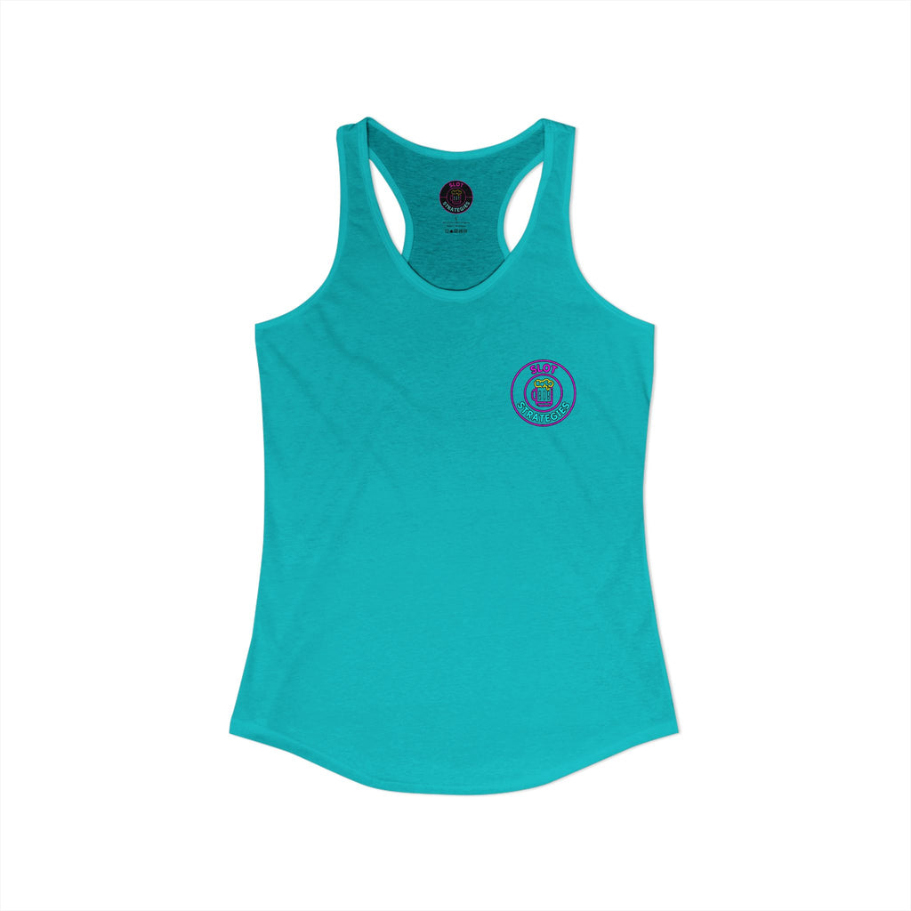 Women's Racerback Tank - Business In The Front, Party In The Back!