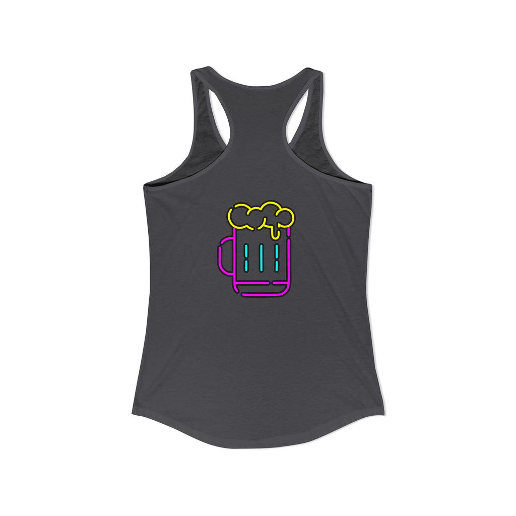 Women's Racerback Tank - Business In The Front, Party In The Back!