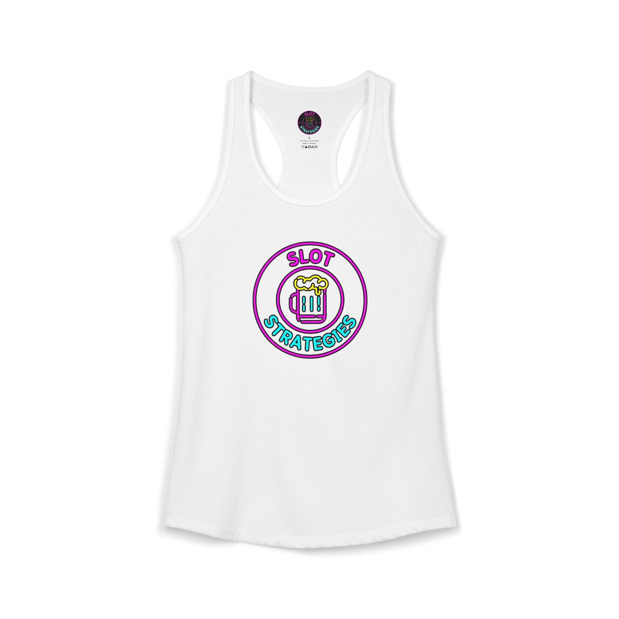 Women's Racerback Tank - Slot Strategies Classic Logo