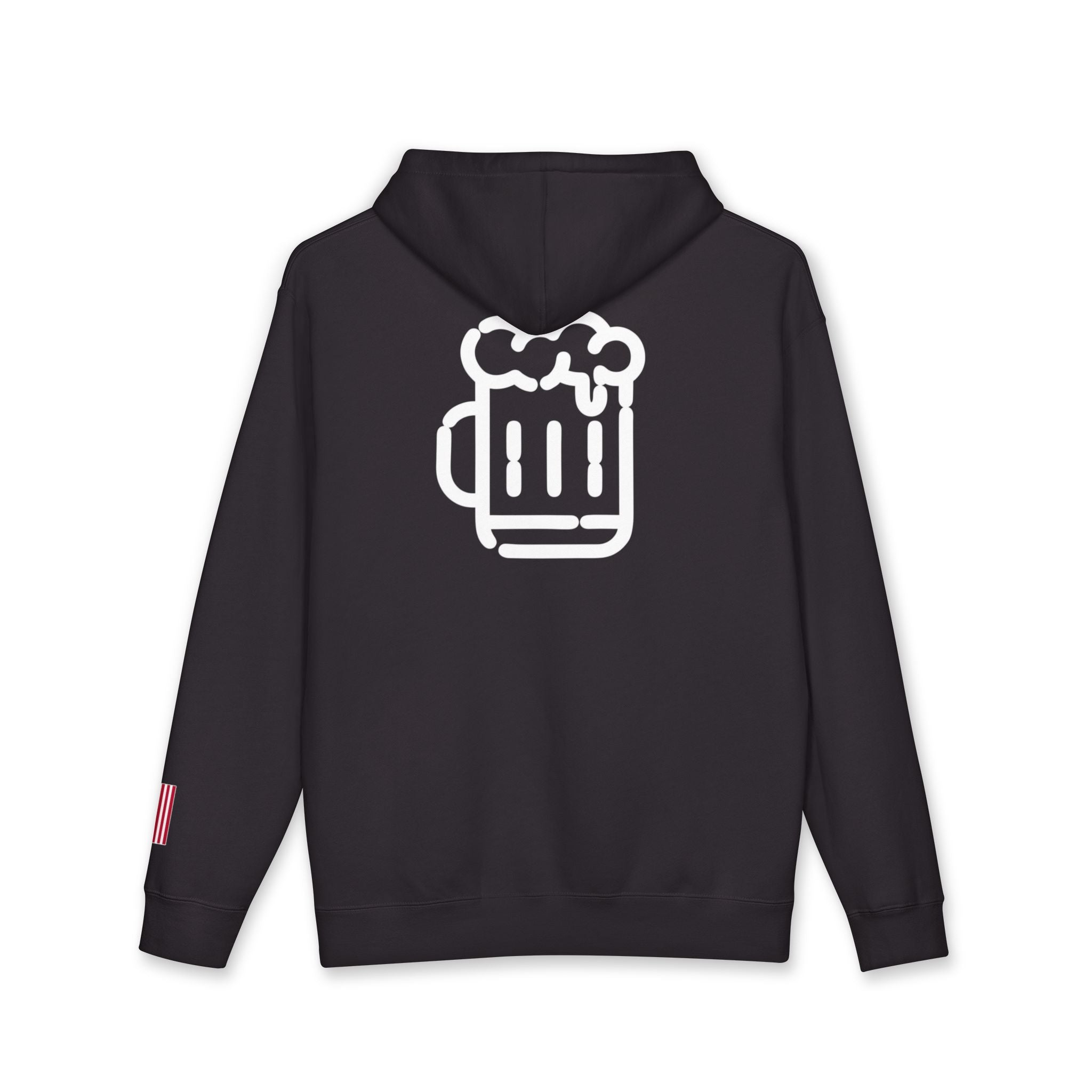 All American Vintage Classic Beer Mug Hoodie - Business In The Font, Party In The Back!