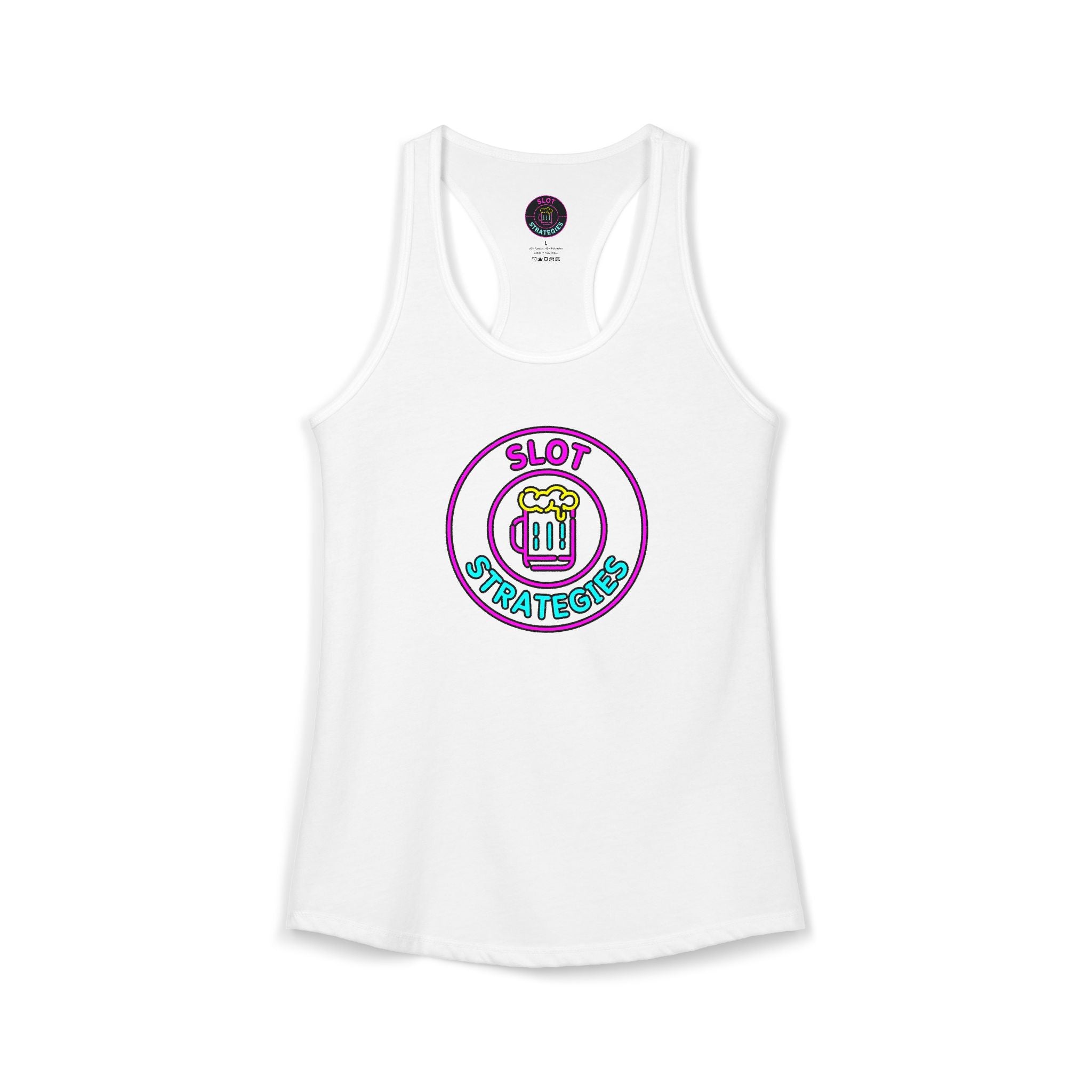 Women's Racerback Tank - Slot Strategies Classic Logo