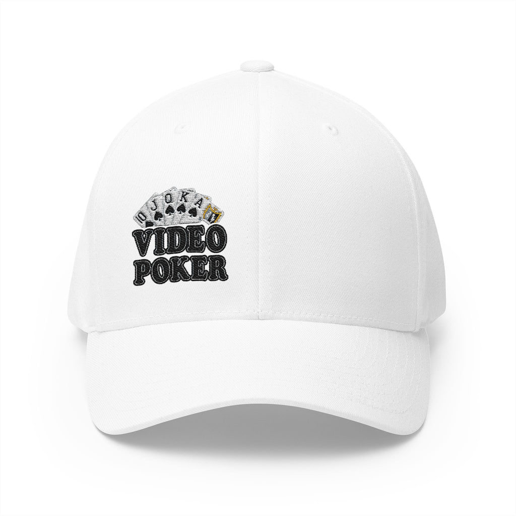 Video Poker "And Chill" Royal Flush FlexFit Ball Cap - (Embroidered)