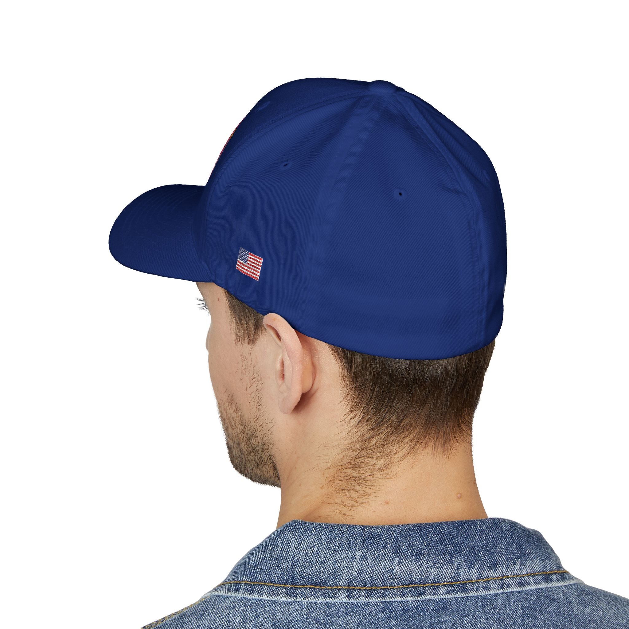 Bang Dude!  -(Embroidered) All American Casino Gamer FlexFit Ball Cap - Dark