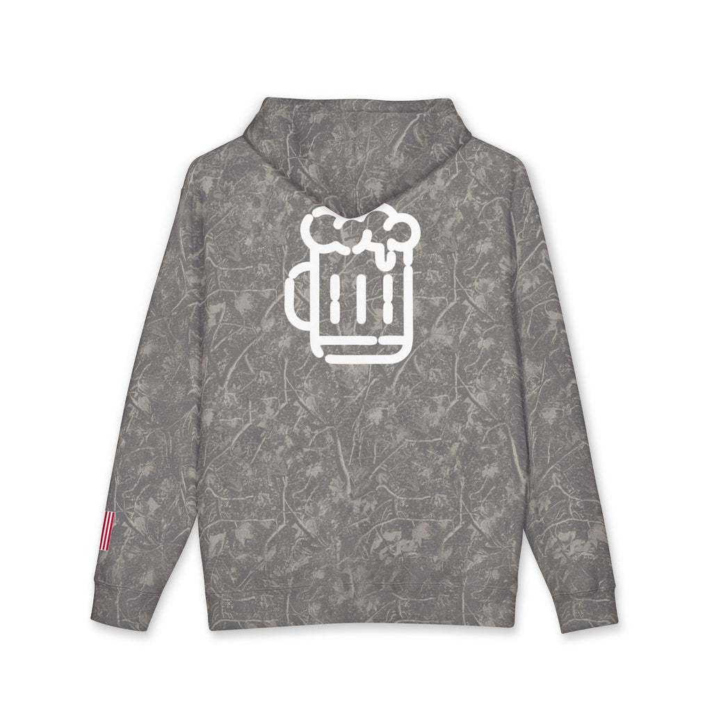 All American Vintage Classic Beer Mug Hoodie - Business In The Font, Party In The Back!