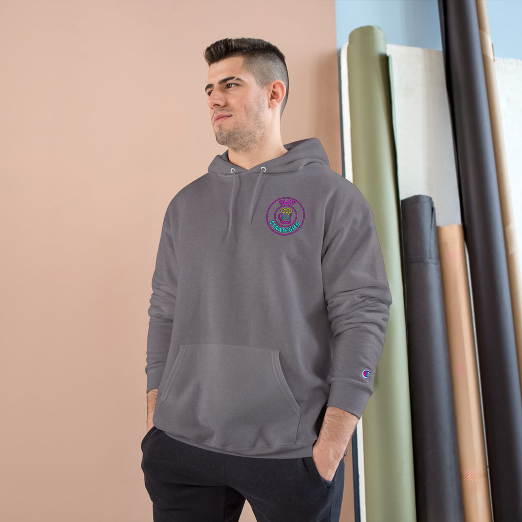 Champion Slot Strategies Hoodie - Business In The Front, Party In The Back!