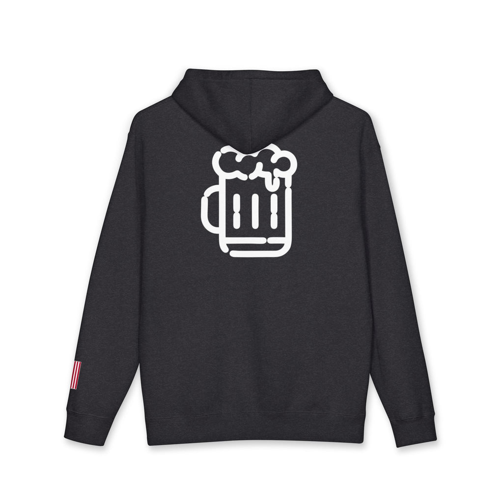 All American Vintage Classic Beer Mug Hoodie - Business In The Font, Party In The Back!