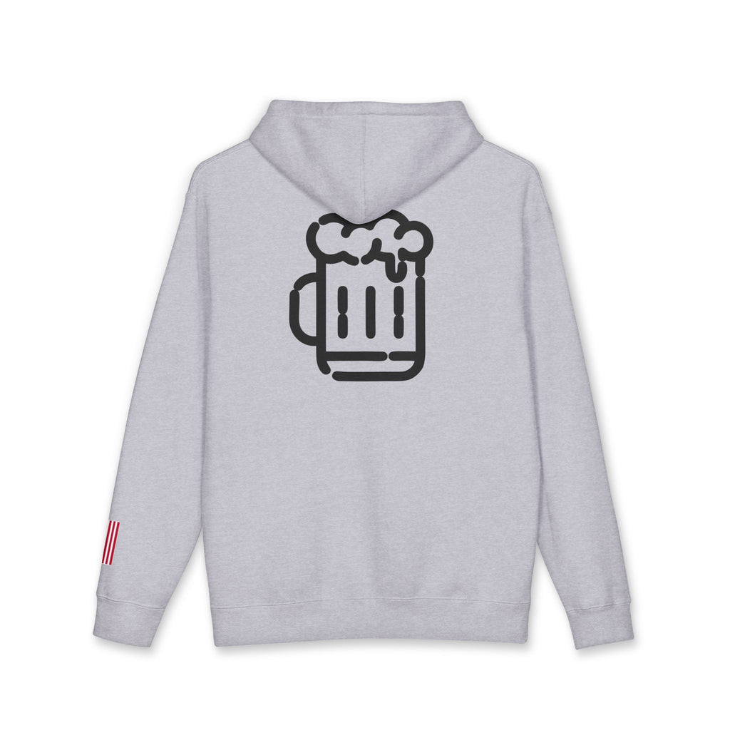 All American Vintage Classic Beer Mug Hoodie - Business In The Font, Party In The Back!