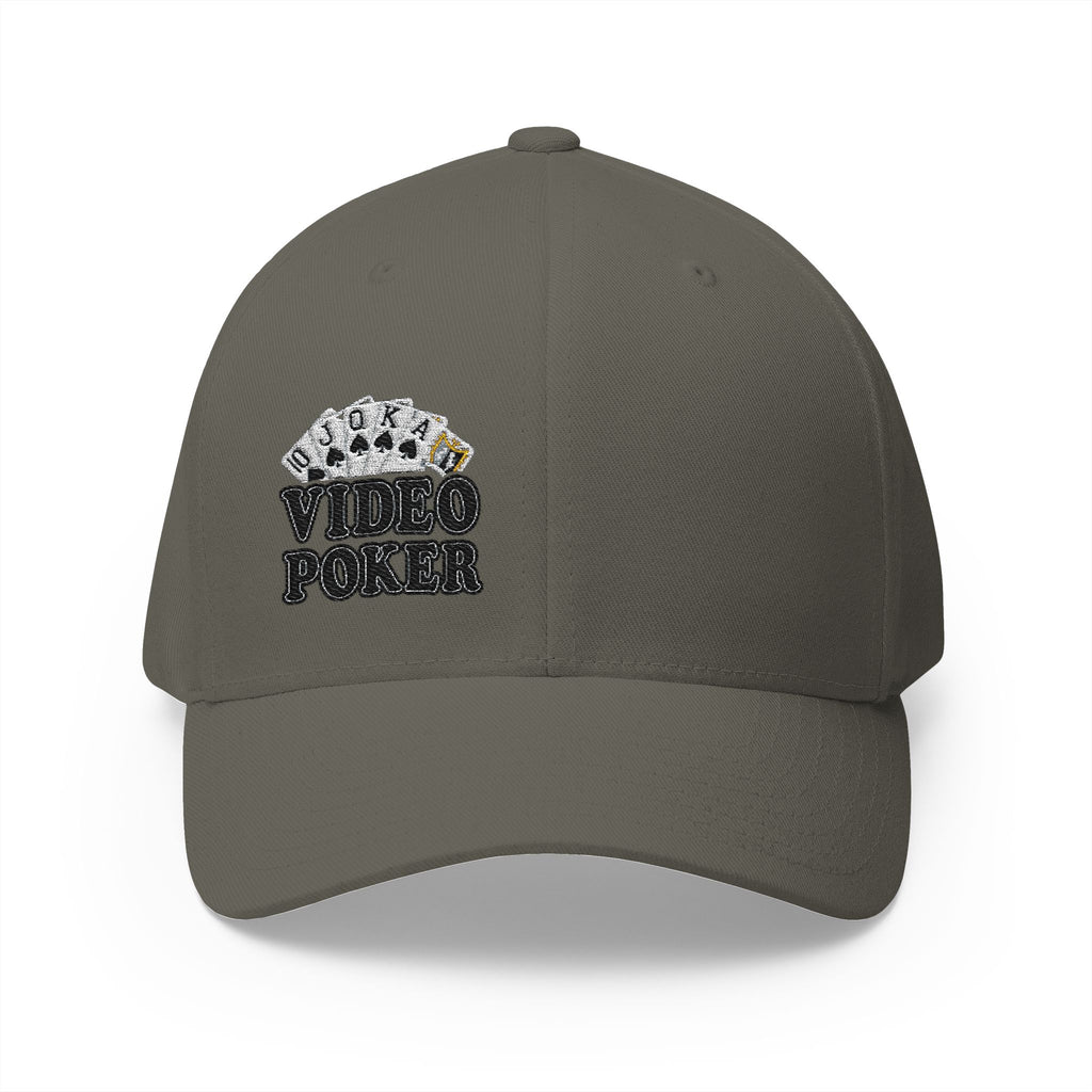 Video Poker "And Chill" Royal Flush FlexFit Ball Cap - (Embroidered)