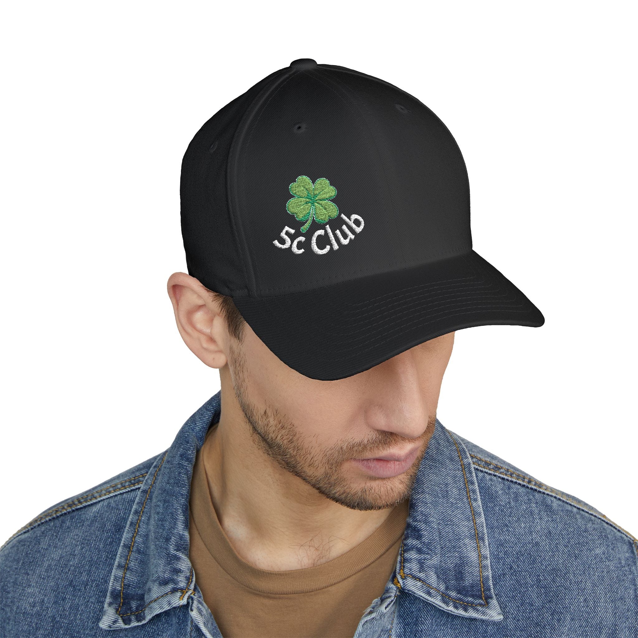 "5c Club" Lucky All American FlexFit Ball Cap - (Embroidered)