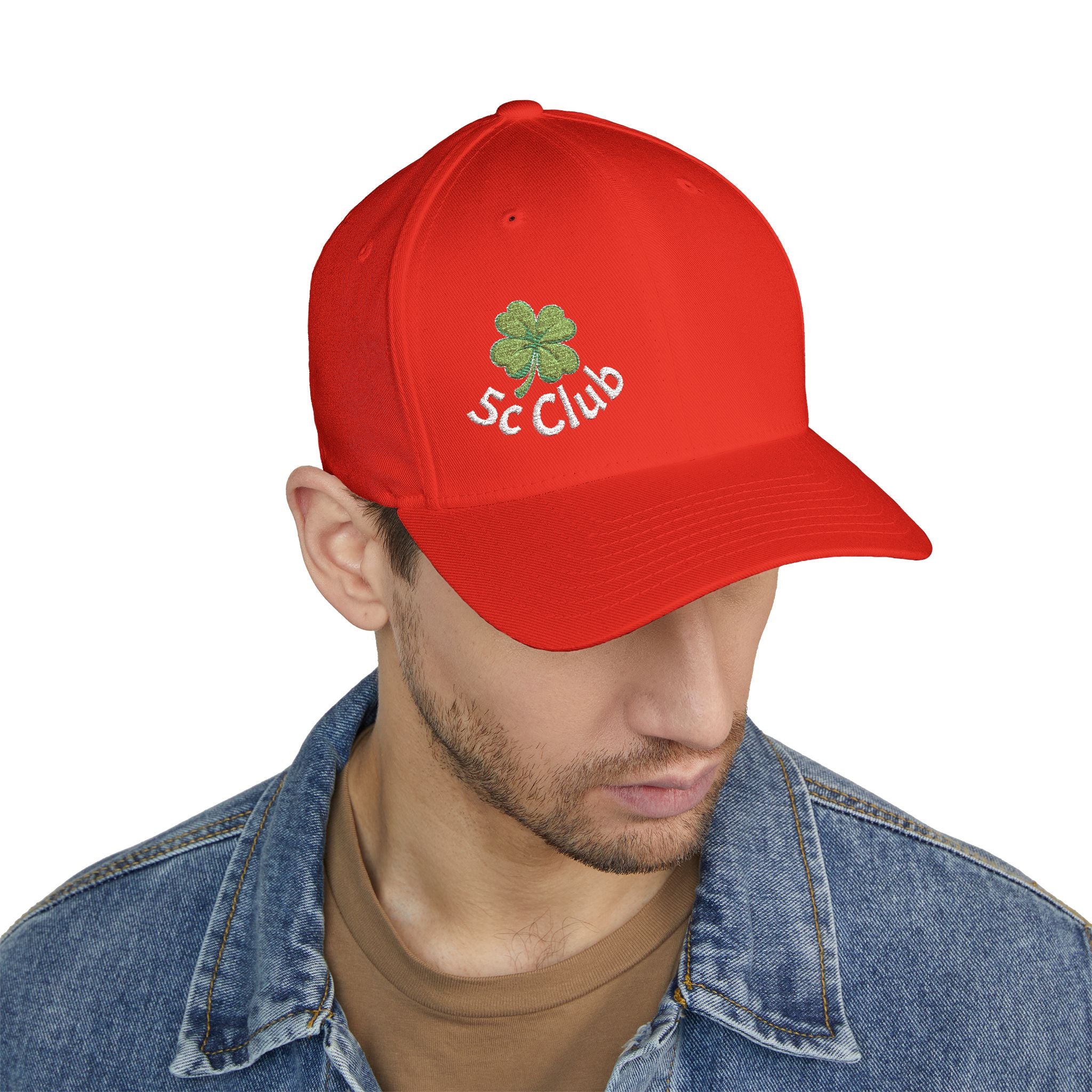 "5c Club" Lucky All American FlexFit Ball Cap - (Embroidered)