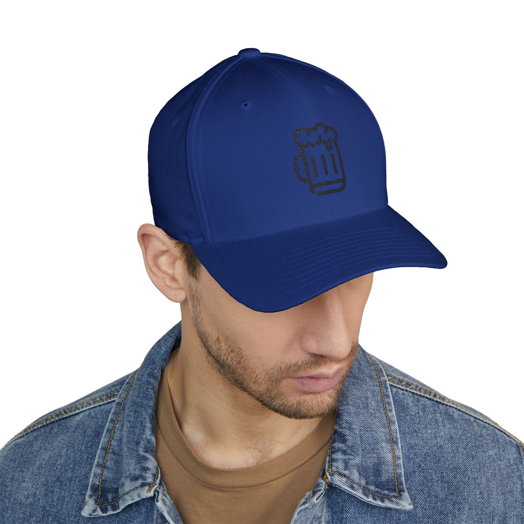 Lucky All American Midnight Beer Mug Flex Fit Cap - (Embroidered)