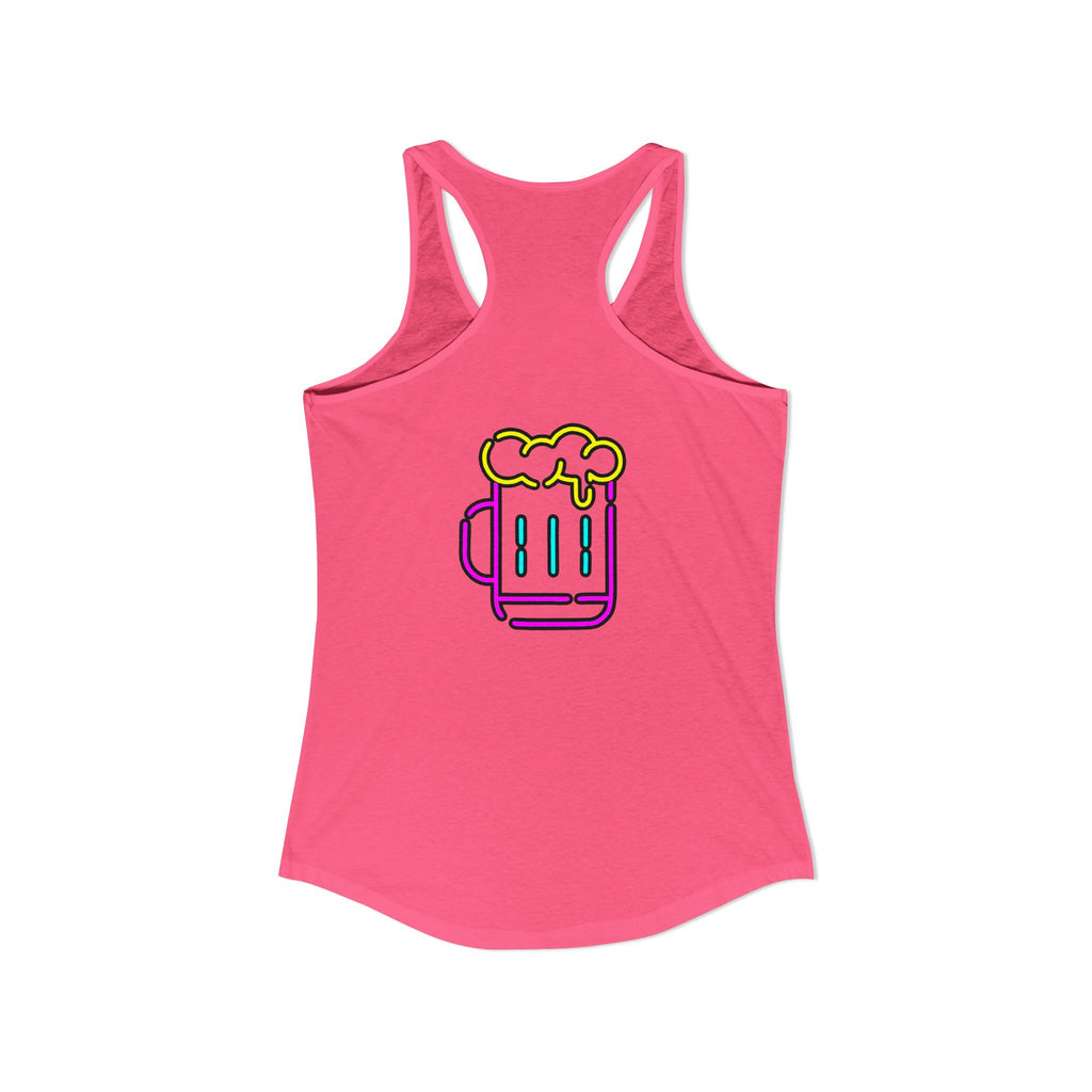 Women's Racerback Tank - Business In The Front, Party In The Back!