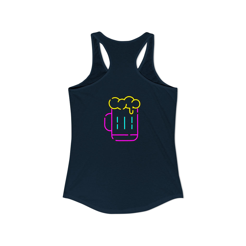 Women's Racerback Tank - Business In The Front, Party In The Back!