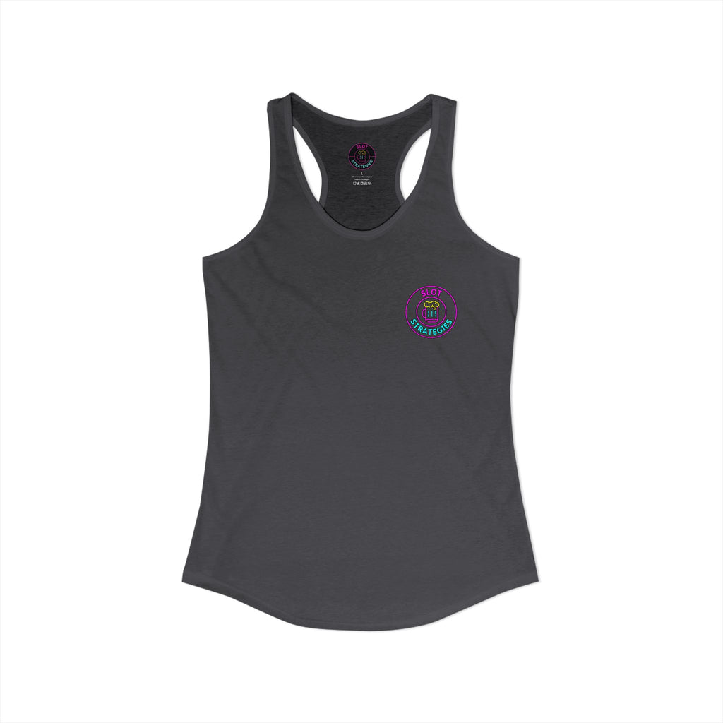 Women's Racerback Tank - Business In The Front, Party In The Back!
